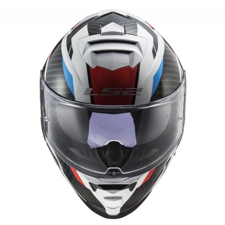 Integrálna prilba na motocykel LS2 FF800 Storm Racer čierno/bielo/červeno/modrá