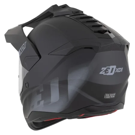 Enduro helma na motorku ZED XD1 černá matná/tmavě šedá