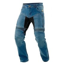 Skrátené jeansy na motocykel TRILOBITE 661 Parado TUV modré