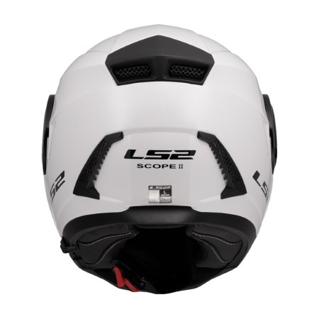 Vyklápěcí přilba na motorku LS2 FF902 Scope II Solid bílá