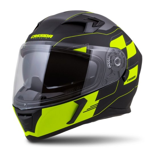 Integrálna prilba CASSIDA Integral 3.0 RoxoR čierno/šedo/žltá fluo