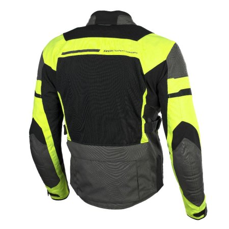Moto bunda SECA Orkan II čierna/žltá fluo