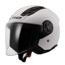 Otvorená prilba na motocykel LS2 OF616 Airflow II Solid biela