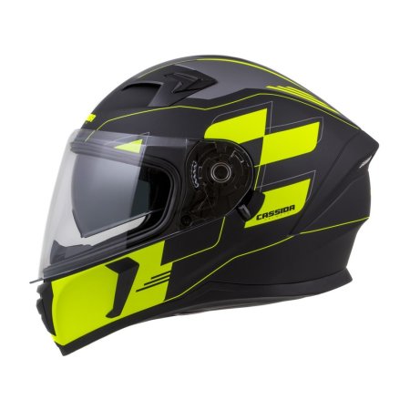 Integrálna prilba CASSIDA Integral 3.0 RoxoR čierno/šedo/žltá fluo