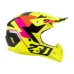 Motokrosová helma ZED X1.9 Tendo žlutá fluo/růžová/oranžová/černá