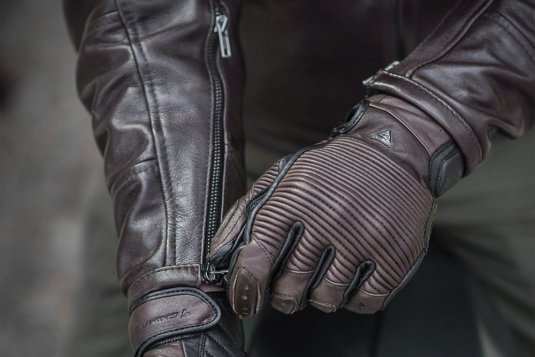 Moto rukavice SHIMA Blake hnedé