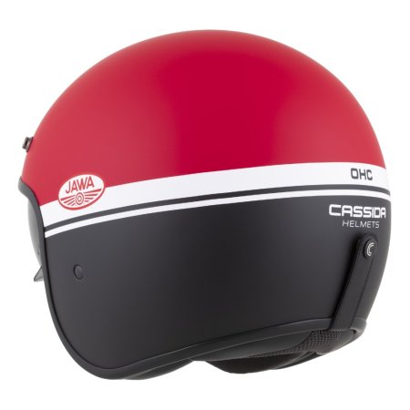 Helma na motorku CASSIDA Oxygen 2.0 JAWA OHC červená/černá/bílá