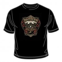Pánské moto tričko American Iron černé