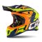 Motokrosová prilba CASSIDA Cross Pro 2 Contra modro/oranžovo/fluo žltá