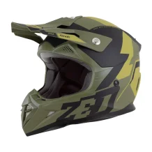 Motokrosová helma ZED X1.9 Tendo tmavě zelená/světle zelená