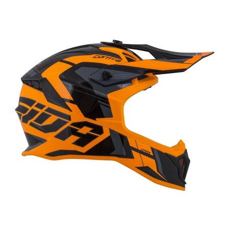 Motokrosová přilba CASSIDA Cross Pro 2 Contra černo/šedo/oranžová