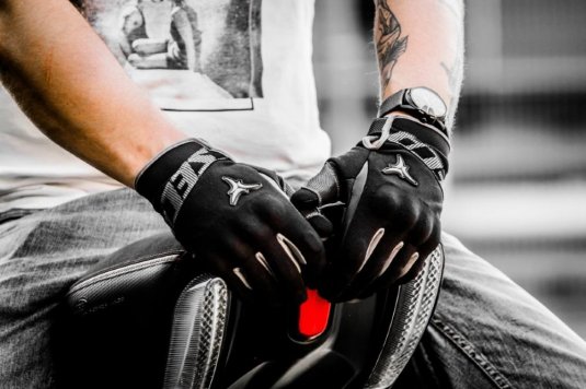 Rukavice letní moto SECA X-Stretch černo/šedé