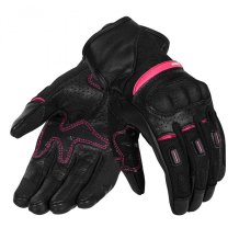 Dámské rukavice na motorku SECA Axis Mesh II Lady černé/růžové