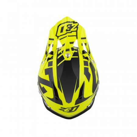 Motokrosová helma ZED X1.9 černo/bílá/žlutá fluo