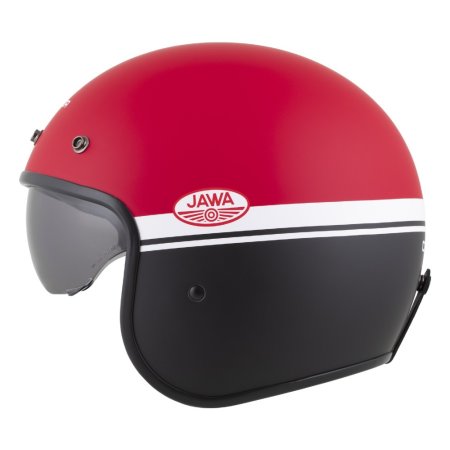 Helma na motorku CASSIDA Oxygen 2.0 JAWA OHC červená/černá/bílá