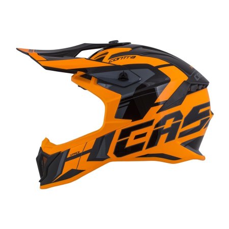 Motokrosová přilba CASSIDA Cross Pro 2 Contra černo/šedo/oranžová