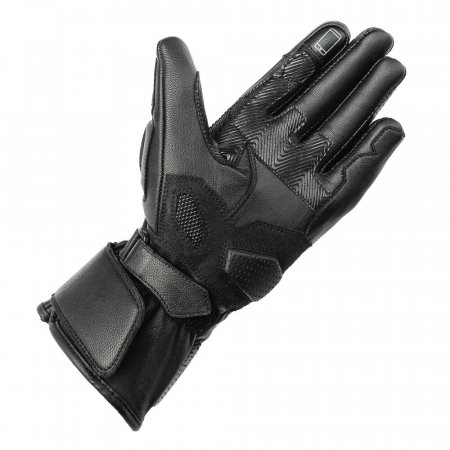 Kožené rukavice na motocykel SECA Journey II čierne