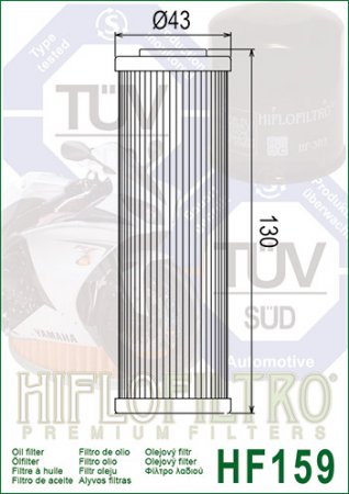Olejový filter HIFLOFILTRO HF 159
