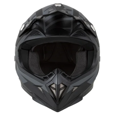 Motokrosová helma ZED X1.9 Targa šedá matná/černá