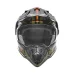 Enduro helma na motorku NOX N312 Track khaki/oranžová