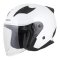 Otevřená přilba na motorku CASSIDA Reflex 2.0 Solid bílo/černá