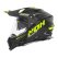 Enduro prilba na motocykel NOX N312 Vapor matná čierna/žltá fluo