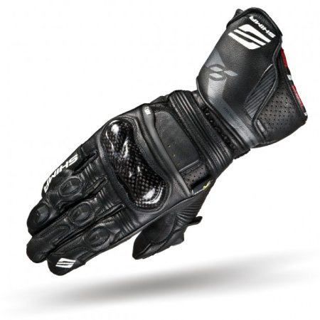 Kožené moto rukavice SHIMA RS-1 pánské, černé