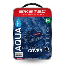 Moto plachta BIKETEC Aquatec čierna/strieborná