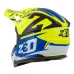 Motokrosová helma ZED X1.9 Targa žlutá fluo/modrá/černá/bílá