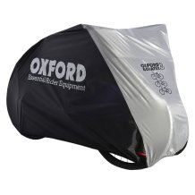 Plachta na tri bicykle OXFORD Aquatex čierno/strieborná