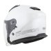 Otevřená prilba na motorku CASSIDA Jet Tech 2.0 Solid bílo/černo/šedá