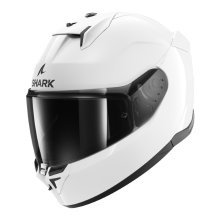 Integrální helma na motorku SHARK D-Skwal 3 Blank bílá