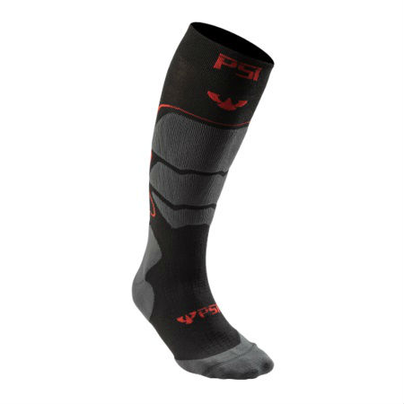 Moto ponožky PSí Grey sivo/čierne - Veľkosť: 43-46