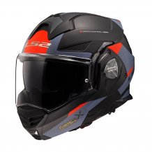 Překlápěcí helma na motorku LS2 FF901 Advant X Oblivion černá/modrá/červená