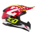 Motokrosová helma ZED X1.9 Targa červená/žlutá fluo/černá/bílá