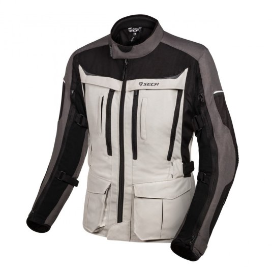 Dámská moto bunda SECA Discovery Lady šedá