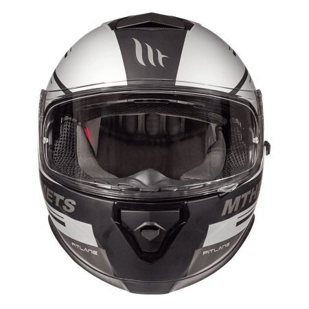 Helma na motorku MT Thunder 3 Pitlane černo/šedá matná