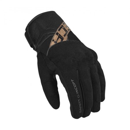 Letní moto rukavice SECA X-Stretch II černo/hnědé