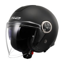 Otvorená prilba na motocykel LS2 OF620  Classy Solid čierna matná