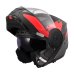 Vyklápěcí přilba na motorku LS2 FF902 Scope II Duria černá matná/červená