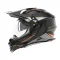 Enduro helma na motorku NOX N312 Track khaki/oranžová