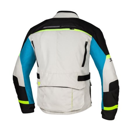 Moto bunda SECA Compass černo/šedo/modrá