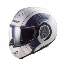 Překlápěcí helma na motorku LS2 FF906 Advant Cooper modrá/bílá/červená