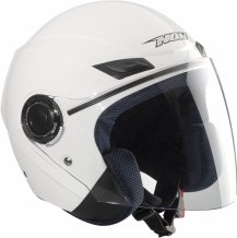 Prilba na moto NOX N630, otvorená biela
