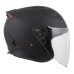 Otevřená přilba na motorku CASSIDA Reflex 2.0 Solid černá matná/šedá