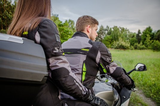 Bunda na motorku SECA Arrakis II šedo/černá