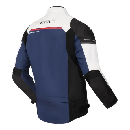 Bunda na moto SECA Avatar III šedo/modrá