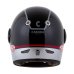 Integrálna prilba CASSIDA Fibre Jawa Sport čierna/strieborna/červená