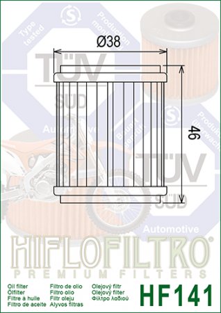 Olejový filtr HIFLOFILTRO HF 141