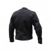 Kožená bunda na motorku L&J SILVERLINE pánská černá - Velikost oblečení: L